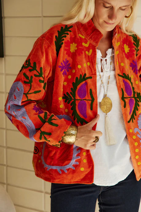 Flame Orange Clubhouse Jacket Jackets Naudic