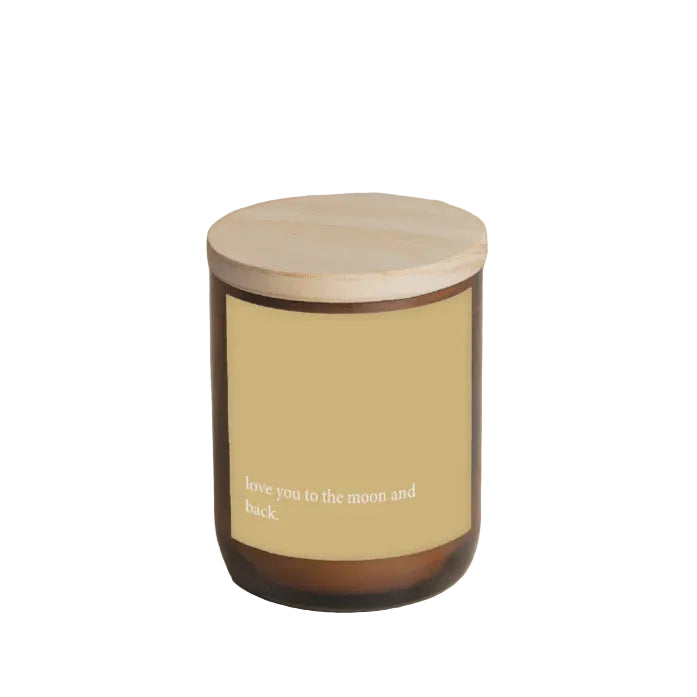 Heartfelt Quote Candle - Love you to the Moon and Back Gifts and Accessories Commonfolk