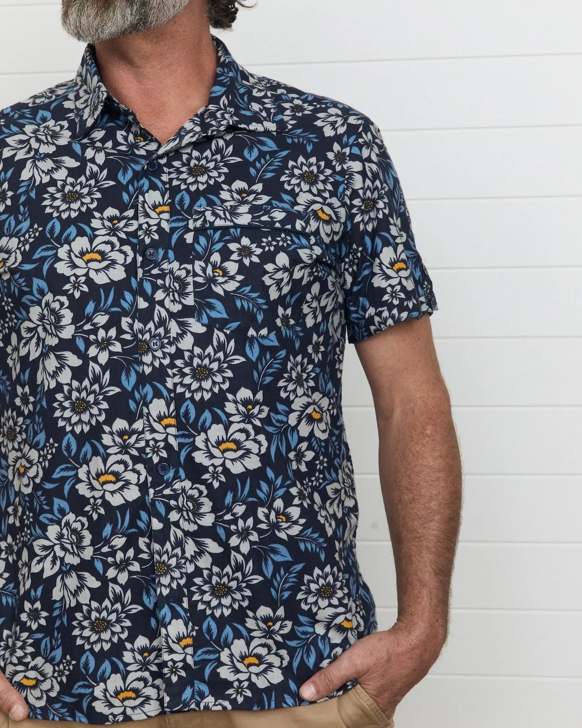 Mens Shirt Camellia - Global Free Style