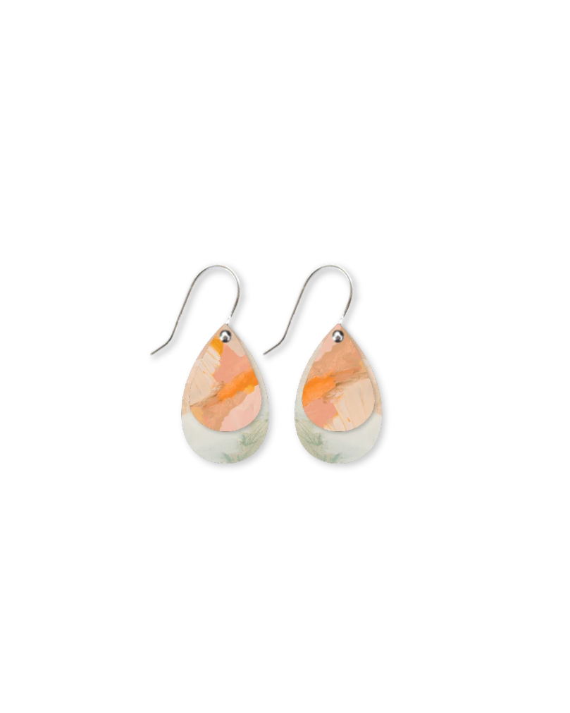 Kiasmin 2 Sunset Double Tear Drop Earrings Earrings Moe Moe