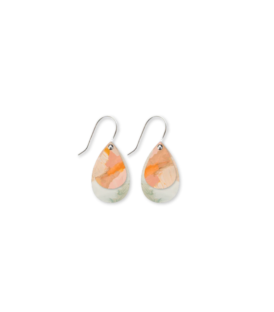 Kiasmin 2 Sunset Double Tear Drop Earrings Earrings Moe Moe