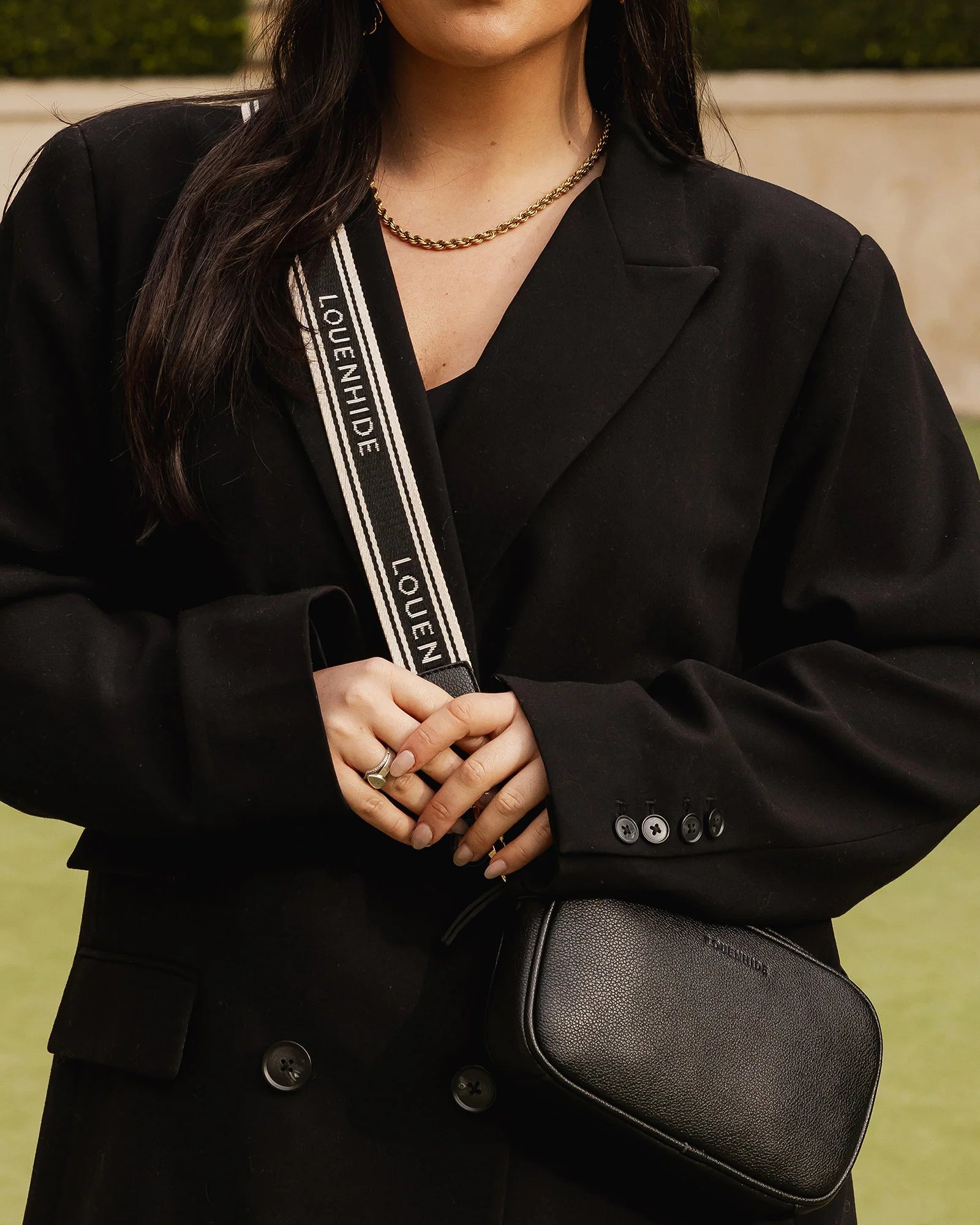 Bianca Crossbody Bag Black Bags and Purses Louenhide