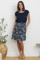 Chameleon Reversible Skirt Ivy and Camellia Skirts MahaShe