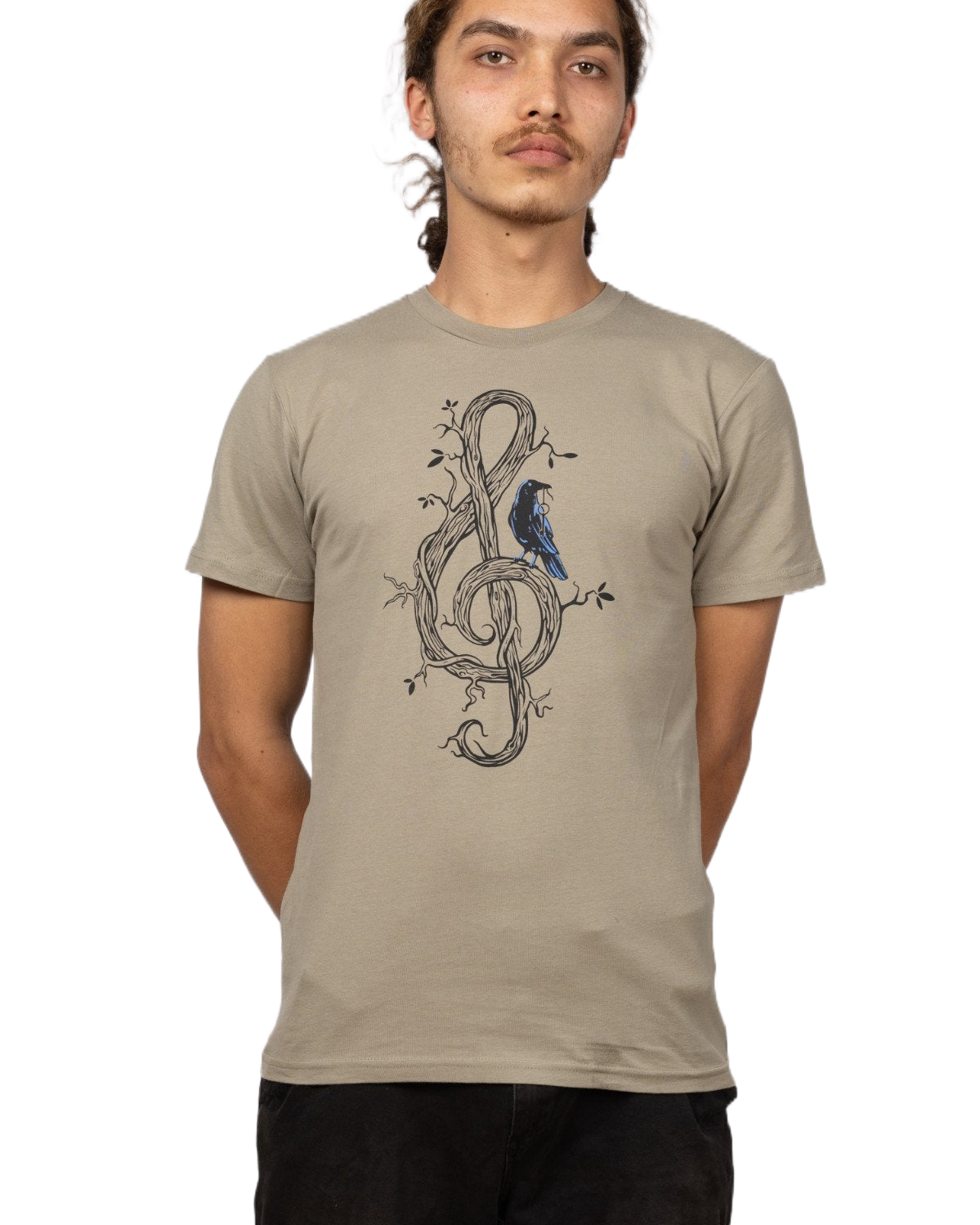 Treble Clef Eucalyptus Mens T Shirt Mens Tops Skumi S