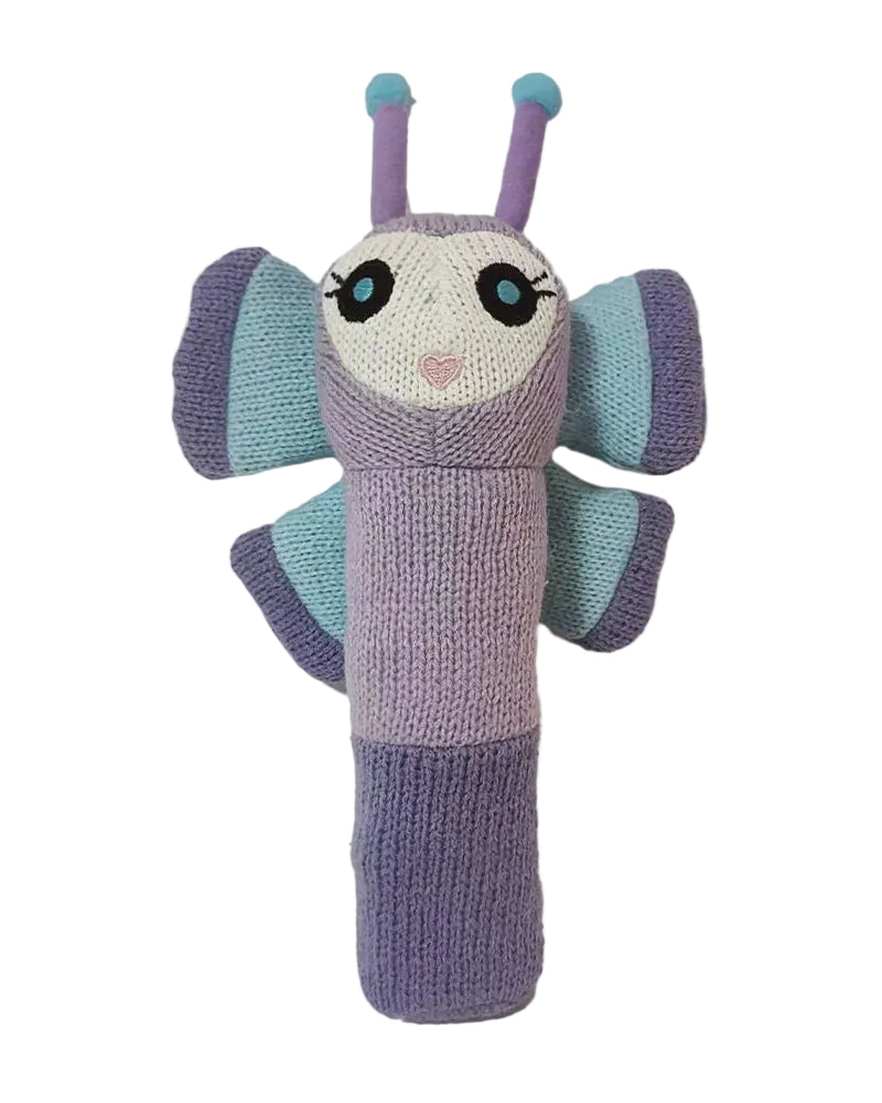 Hand Rattle Knit Butterfly Gifts and Accessories Annabel Trends