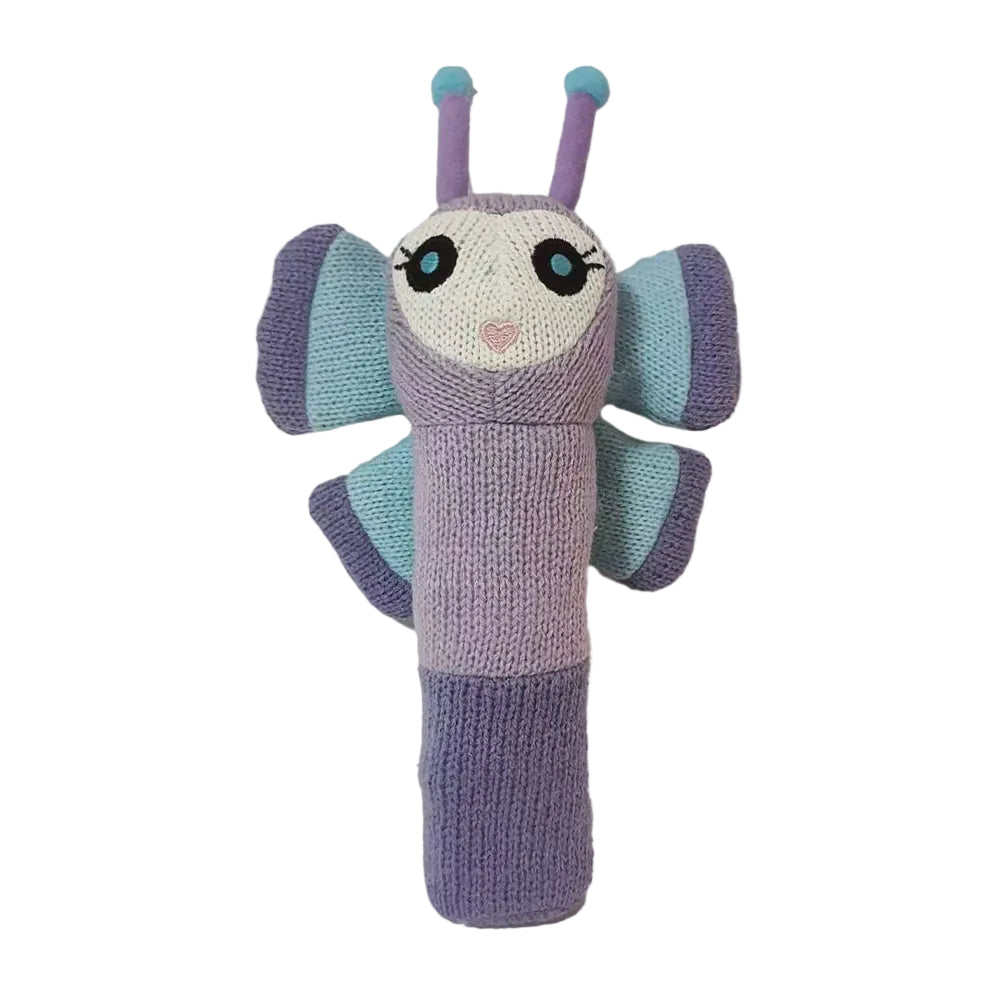 Hand Rattle Knit Butterfly Gifts and Accessories Annabel Trends
