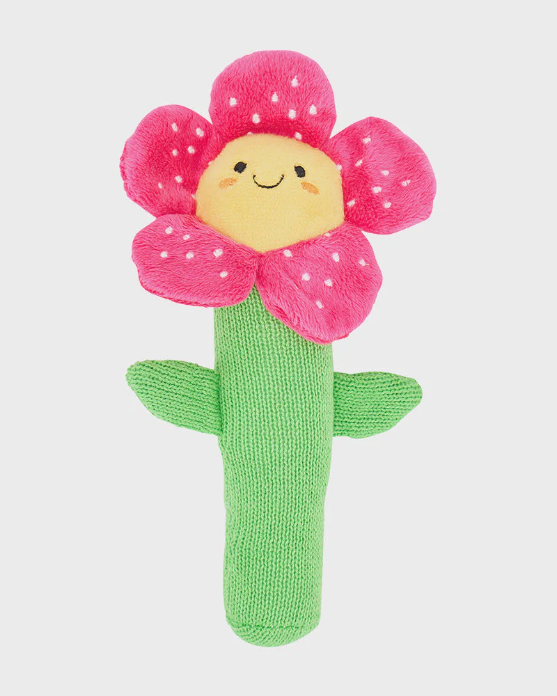 Hand Rattle Knit Flower Gifts and Accessories Annabel Trends