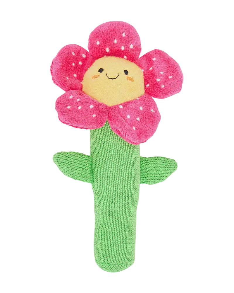 Hand Rattle Knit Flower Gifts and Accessories Annabel Trends