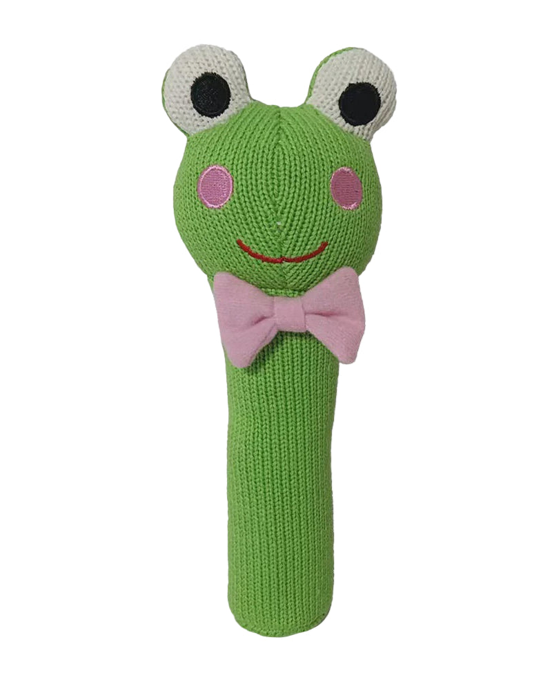 Hand Rattle Knit Frog Gifts and Accessories Annabel Trends