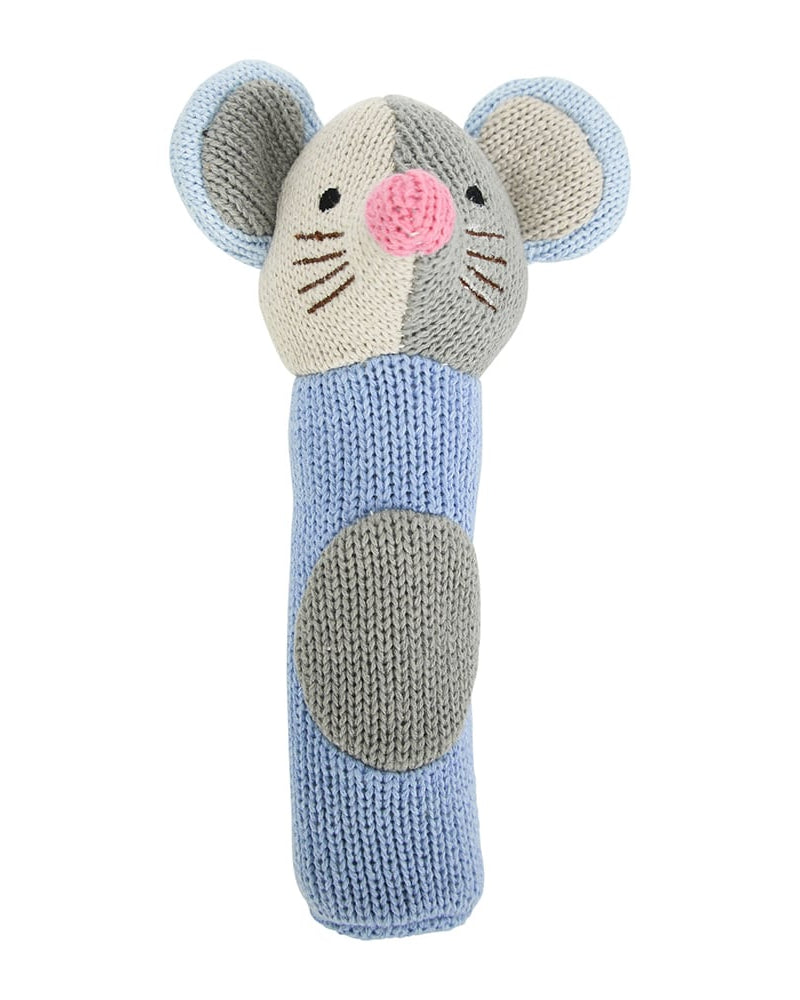 Hand Rattle Knit Mouse Gifts and Accessories Annabel Trends