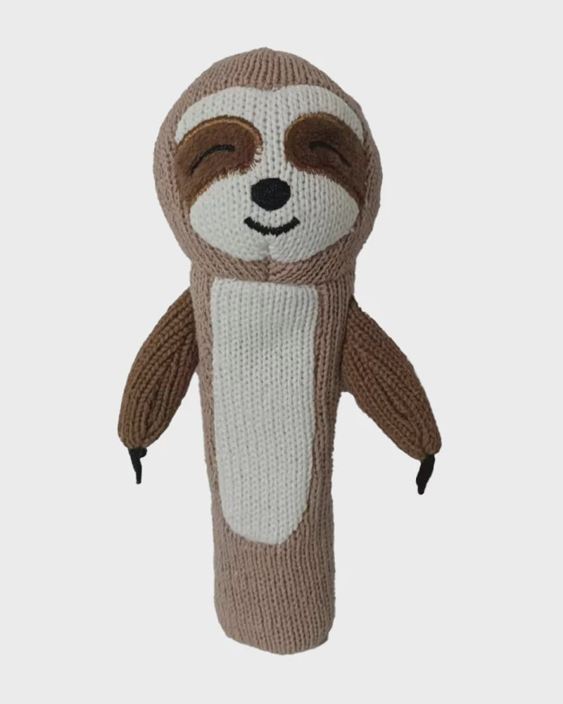 Hand Rattle Knit Sloth Gifts and Accessories Annabel Trends