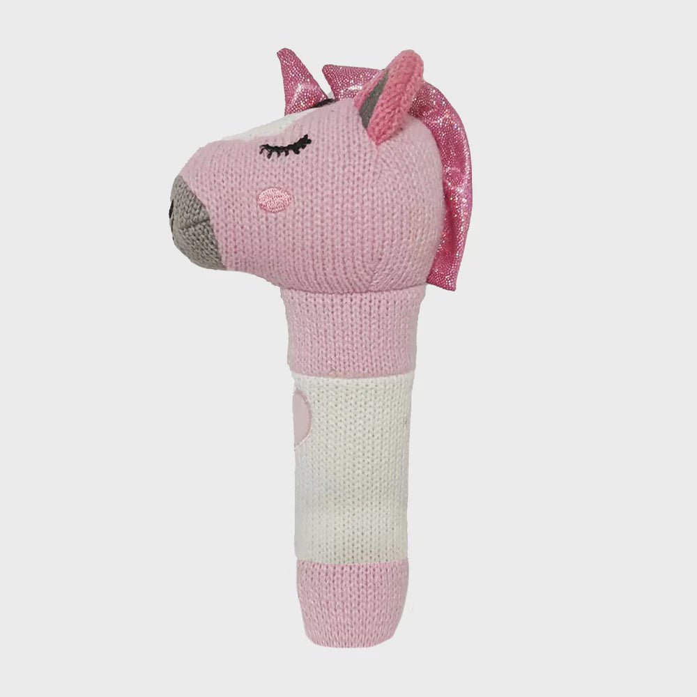 Hand Rattle Knit Unicorn Gifts and Accessories Annabel Trends