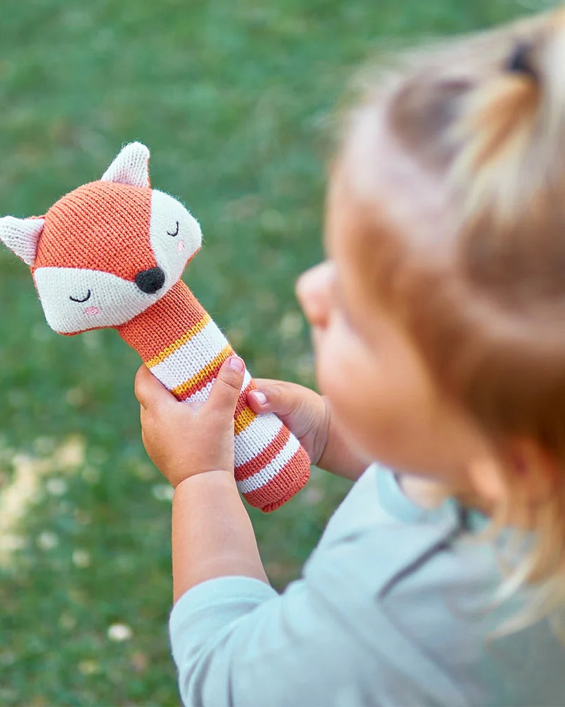 Hand Rattle Knit Mouse Gifts and Accessories Annabel Trends