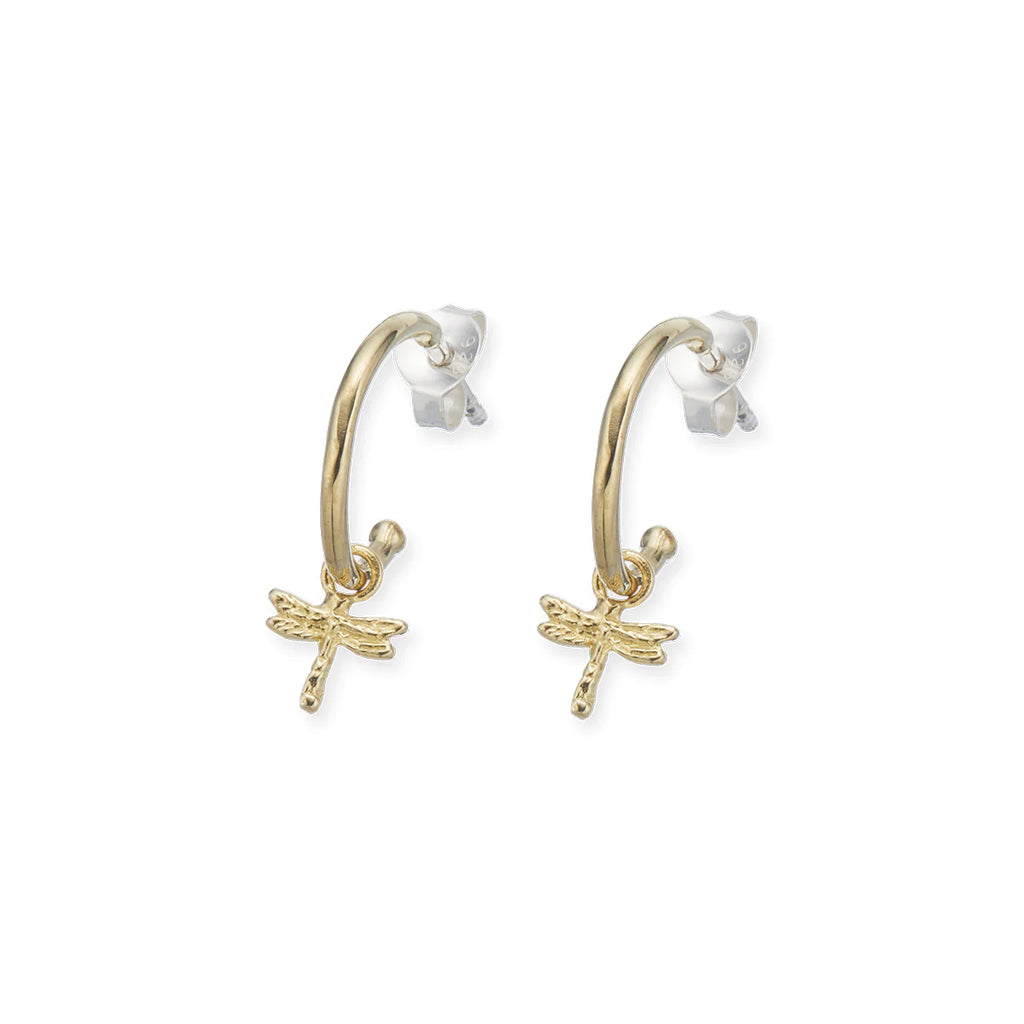Palas Dragonfly Hoop Earrings - Global Free Style