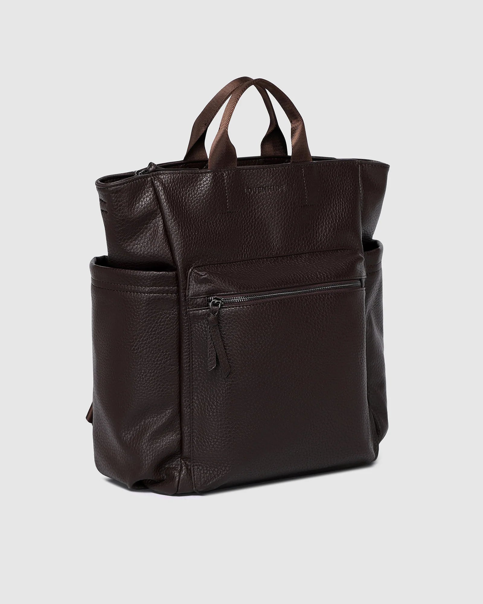 Bronx Backpack Chocolate Bags and Purses Louenhide