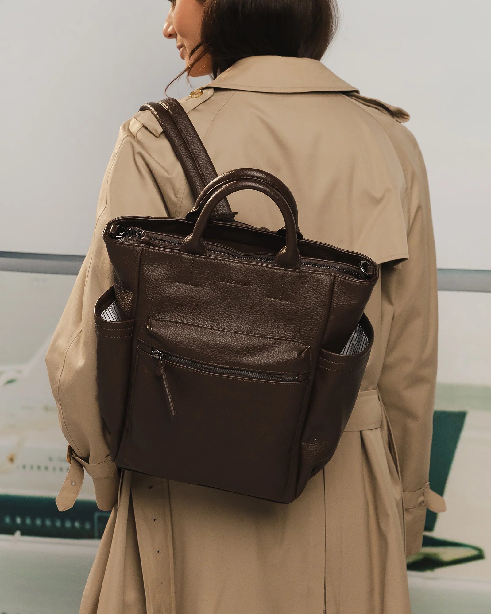 Baby Bronx Backpack Chocolate Bags and Purses Louenhide
