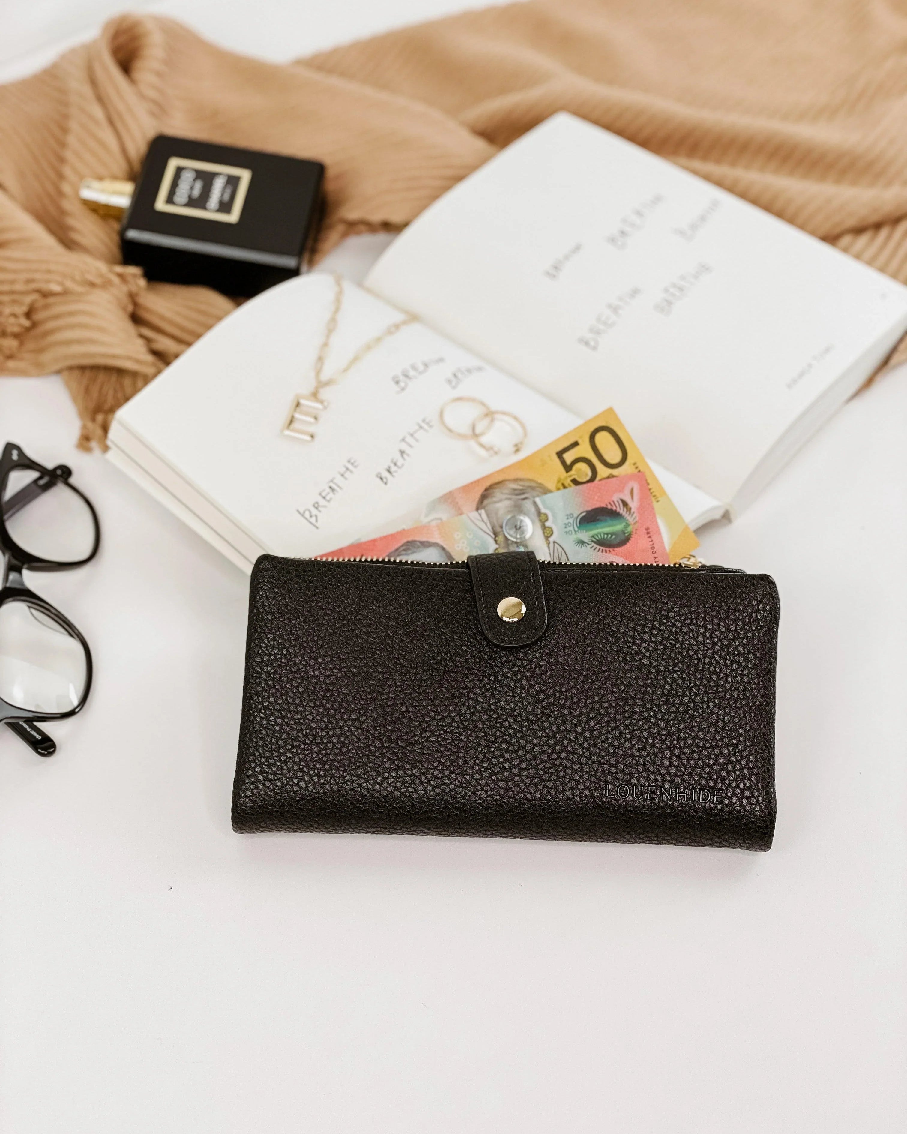 Stella Wallet Black Bags and Purses Louenhide