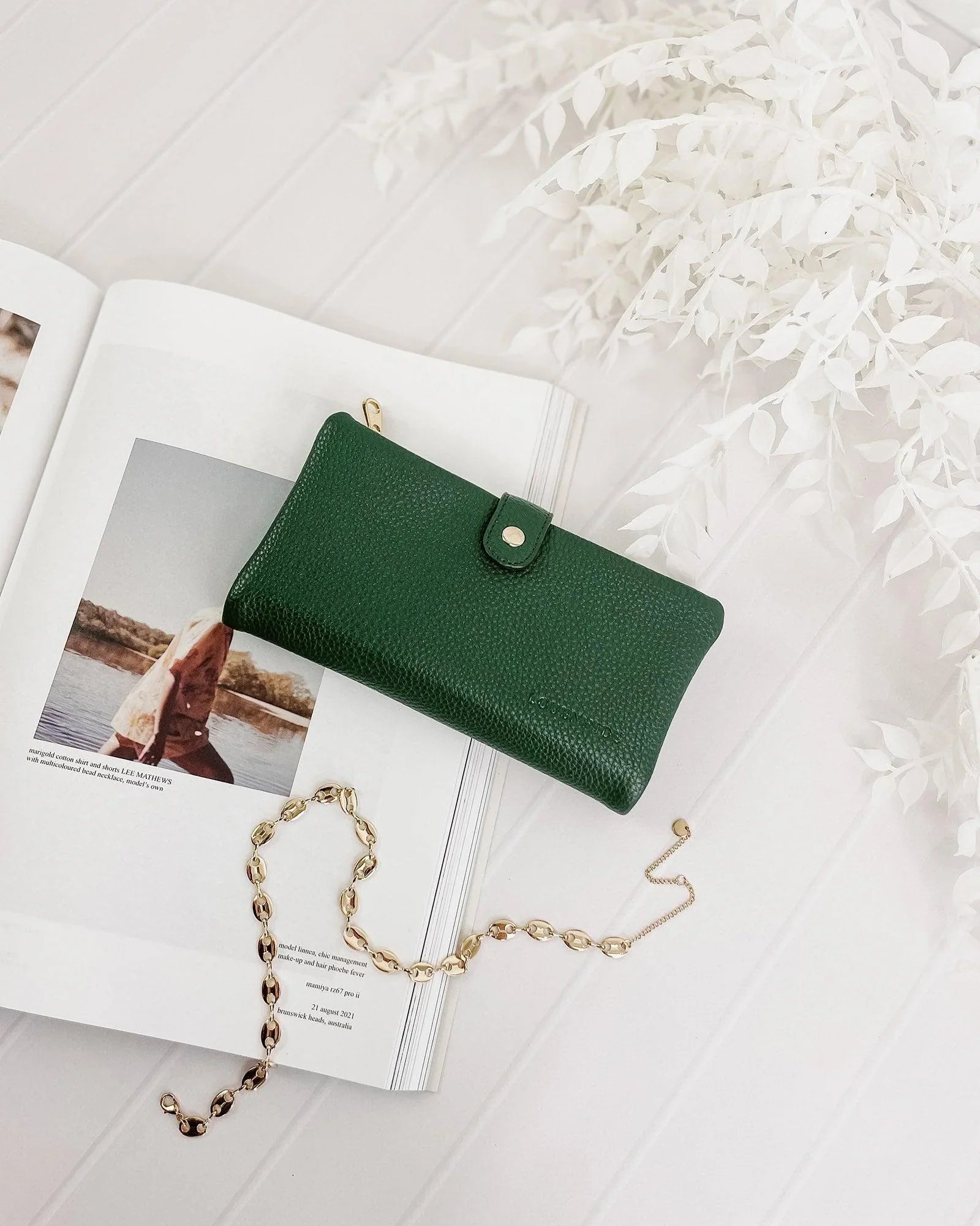 Stella Wallet Green Bags and Purses Louenhide