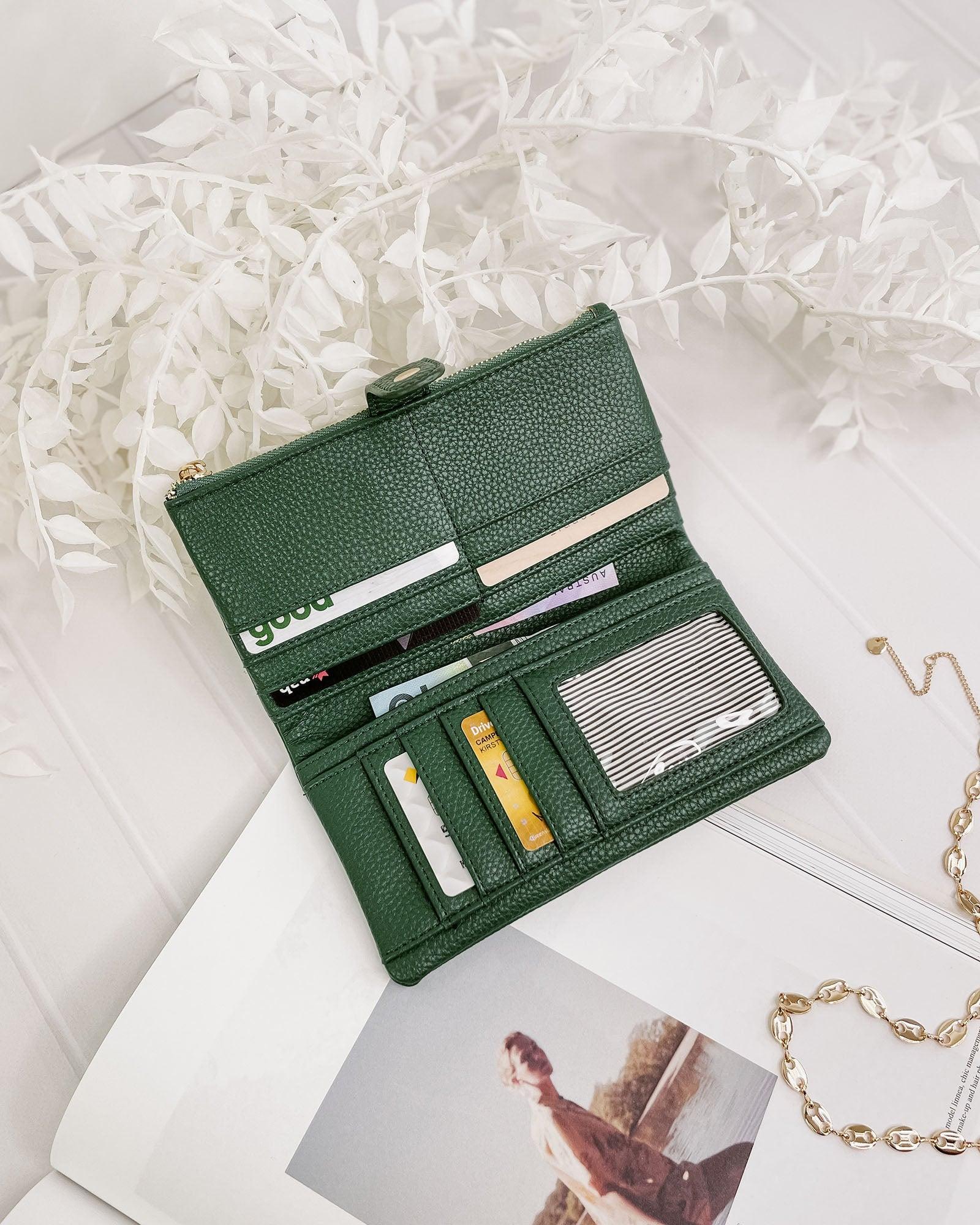 Stella Wallet Green Bags and Purses Louenhide