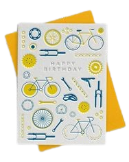Greeting Card - Birthday Bicycle Cards and Wrap Waterlyn