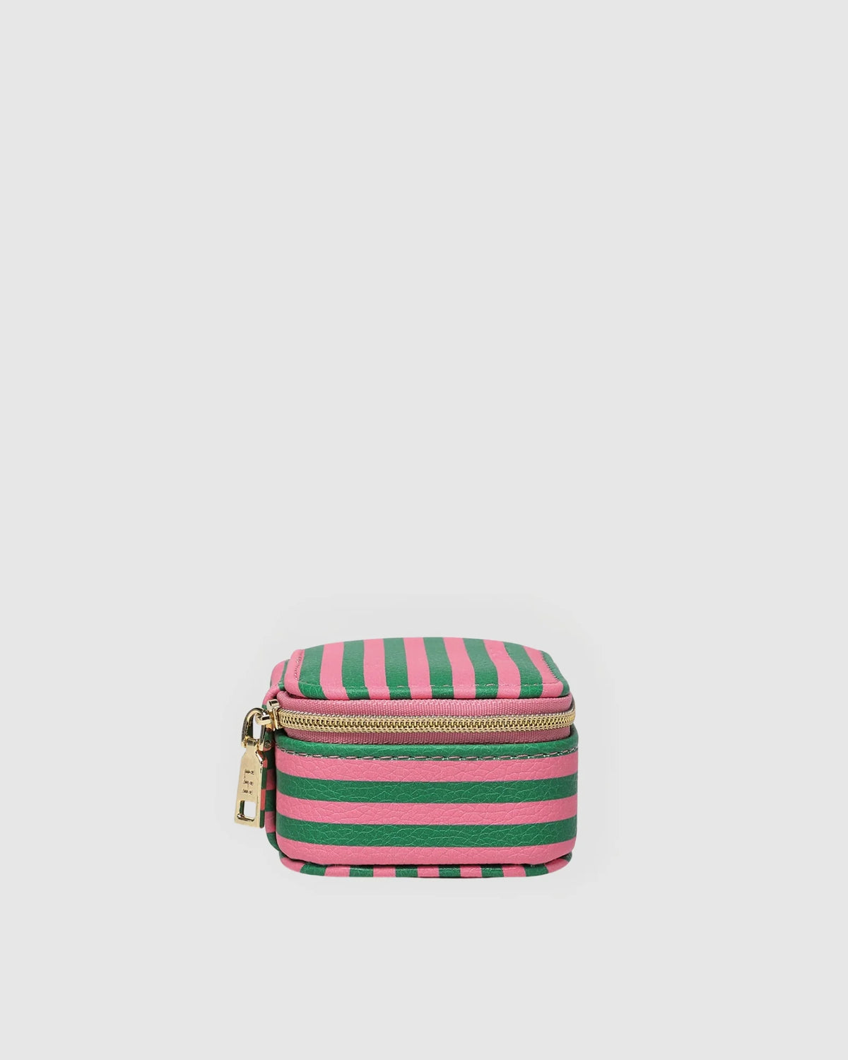 Suzie Stripe Jewellery Box Green/Bubblegum Pink Gifts and Accessories Louenhide