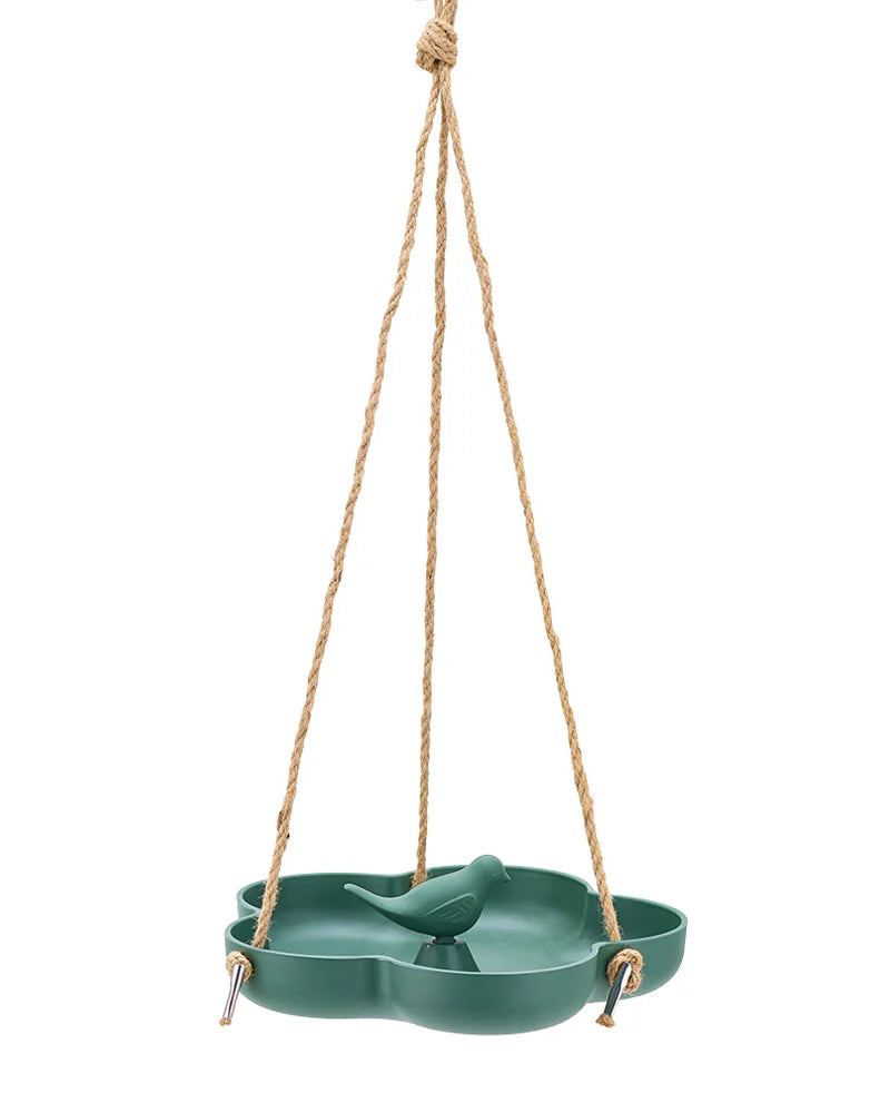 Bamboo Bird Feeder Large Green Flower Gifts and Accessories Annabel Trends