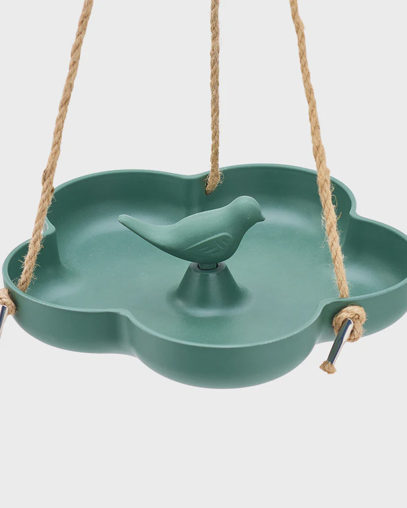 Bamboo Bird Feeder Large Green Flower Gifts and Accessories Annabel Trends