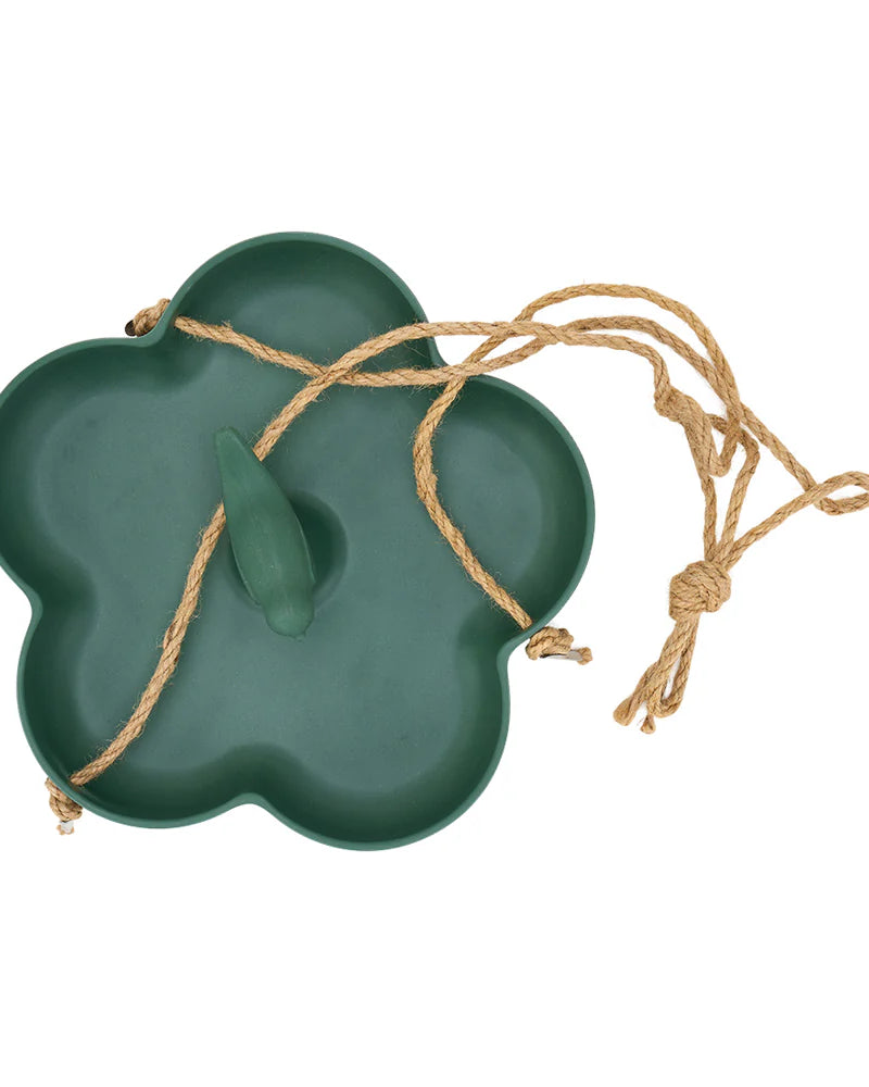 Bamboo Bird Feeder Large Green Flower Gifts and Accessories Annabel Trends