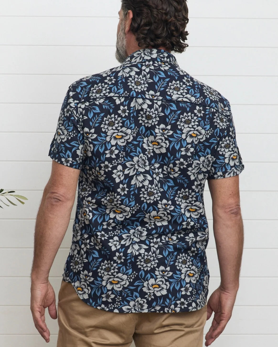 Mens Shirt Camellia Mens Tops MahaShe