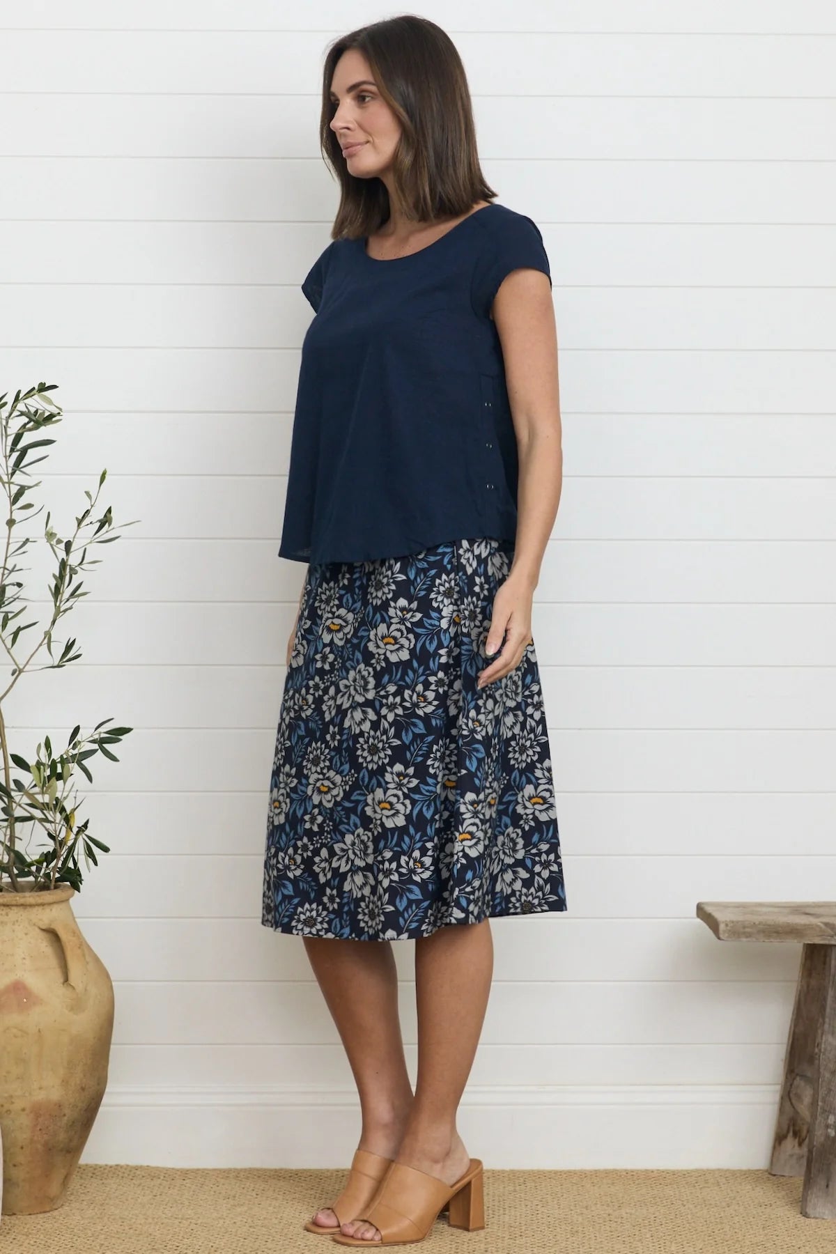 Remi Top Navy - Global Free Style