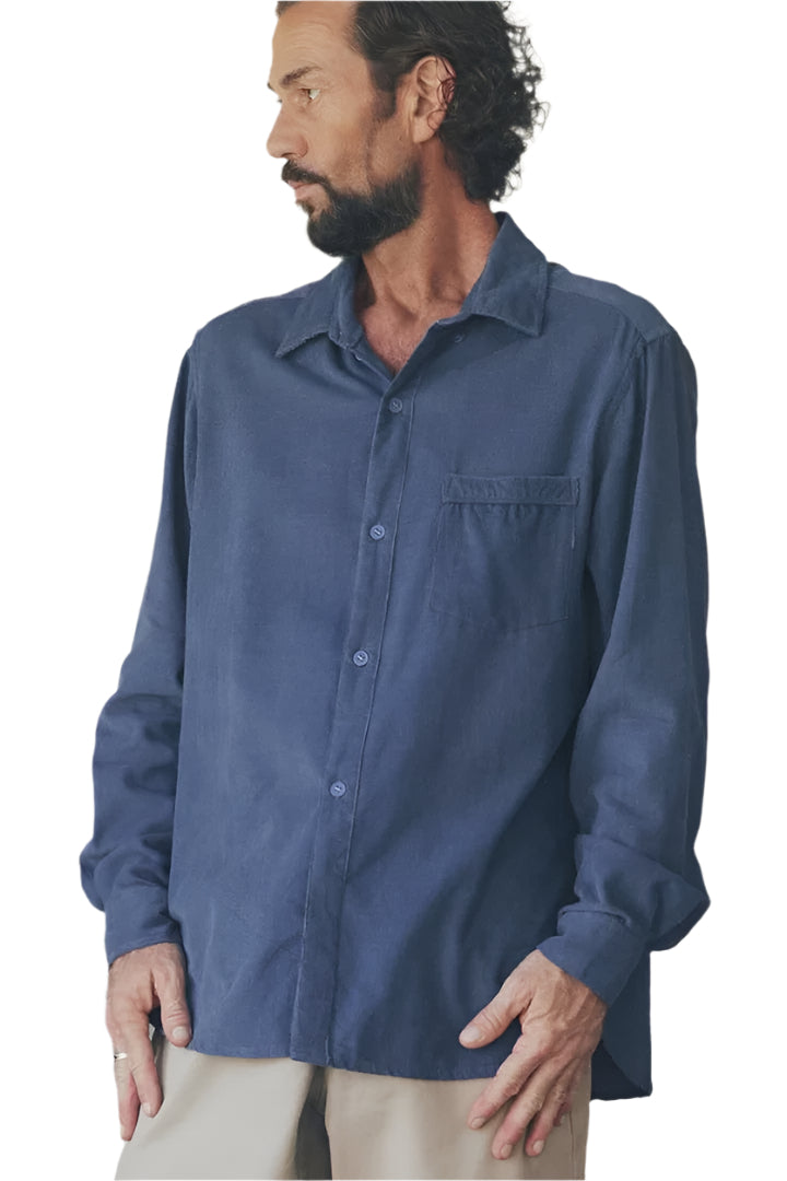 Men's Shirt Long Sleeve Ocean Mens Tops MahaShe S