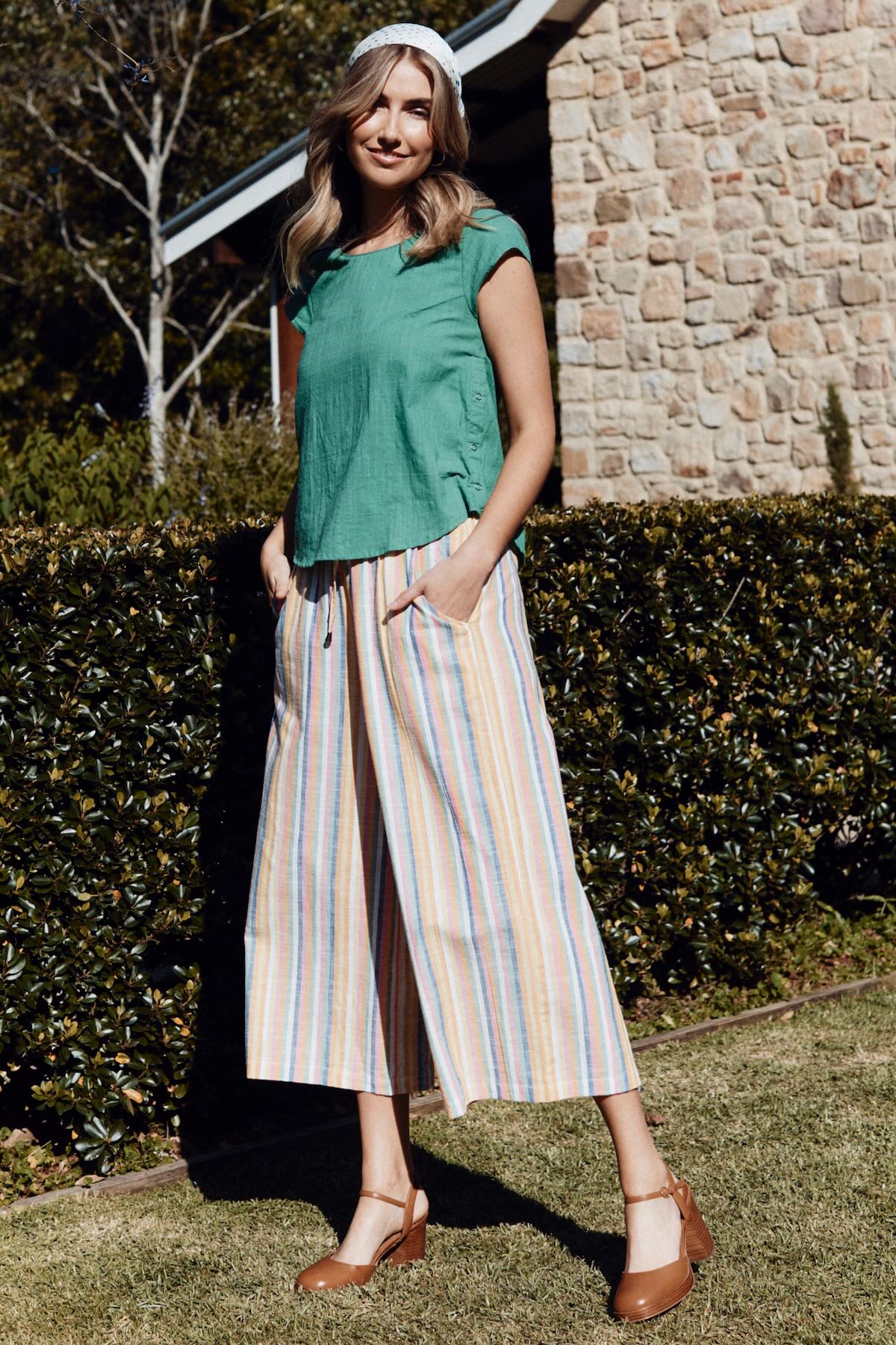 Remi Top Mint Tops MahaShe