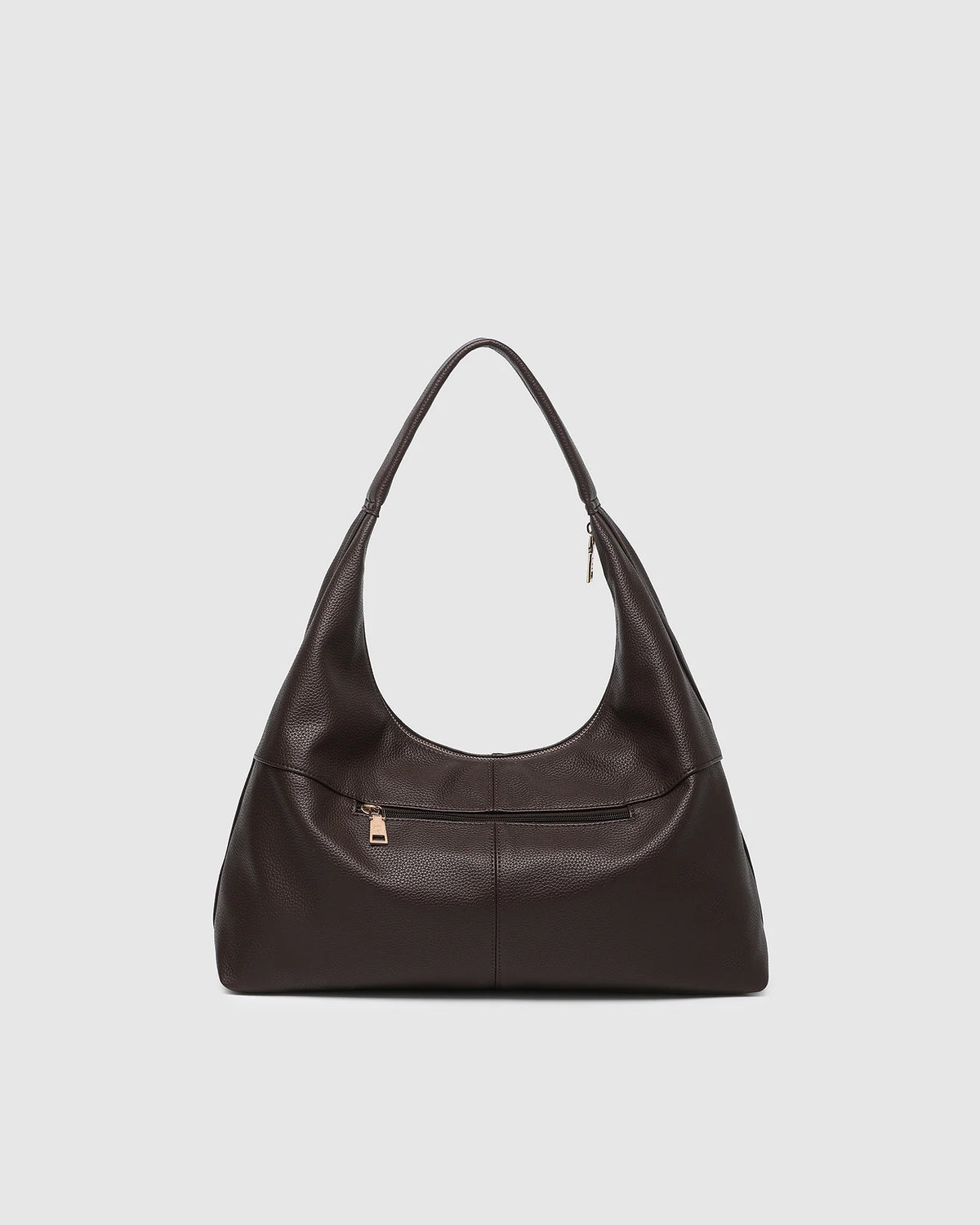 Valentina Slouch Shoulder Bag Chocolate Bags and Purses Louenhide