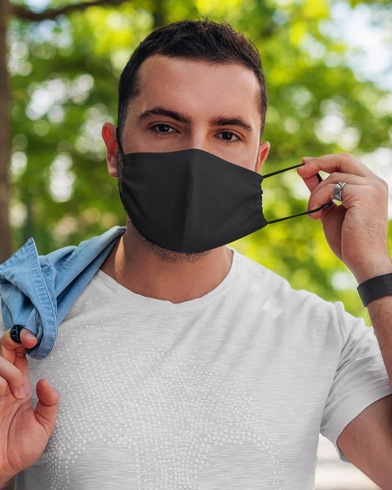 Face Mask Paisley Black Gifts and Accessories Annabel Trends