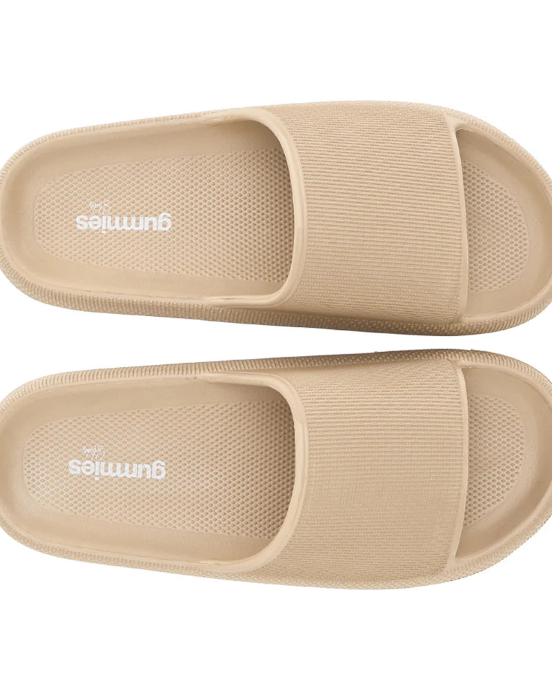 Gummies - Garden Slides - Taupe Shoes Annabel Trends