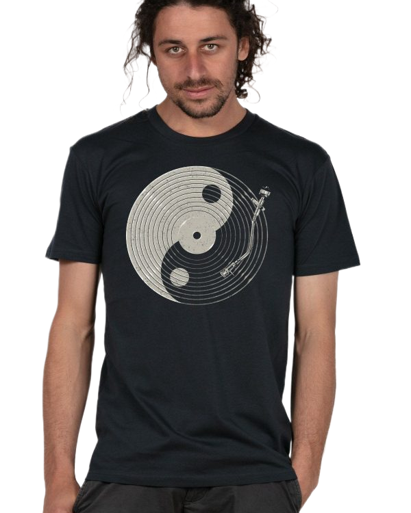 Skumi Mens T Shirt Darkness and The Light Charcoal Mens Tops Skumi