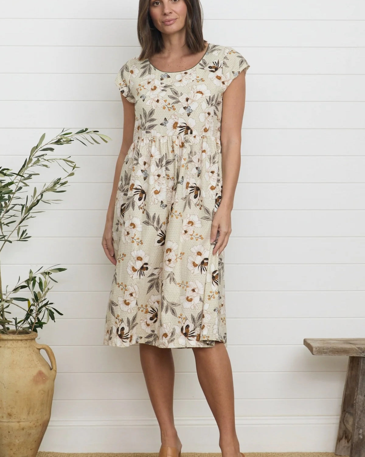 Lina Dress Honeycomb - Global Free Style