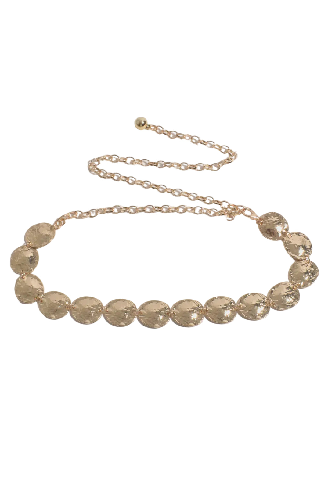 Textured Disc Front Event Belt Gold Belts Adorne