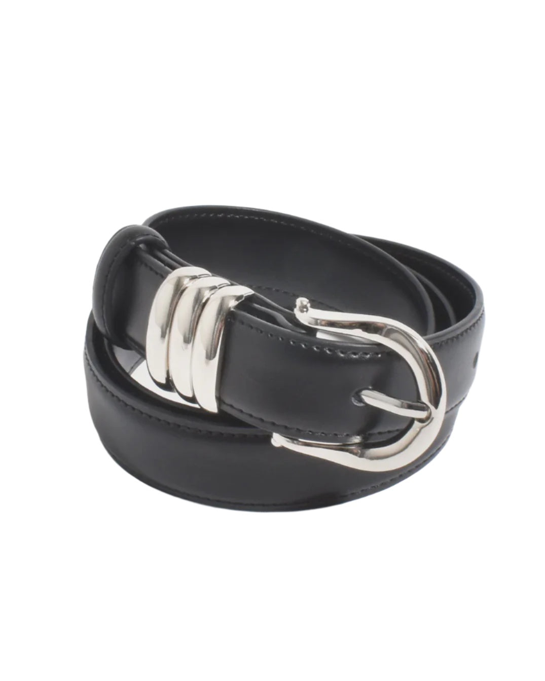 The Essential Metal Buckle Belt Black - Global Free Style