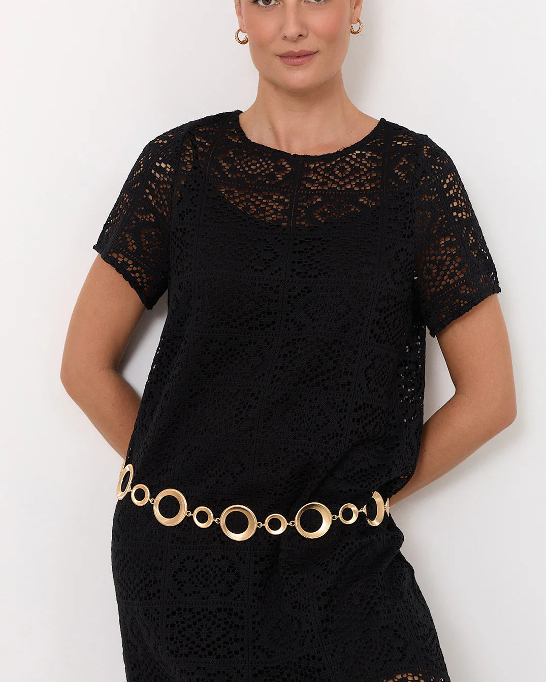 Ring Chain Belt Gold Belts Adorne