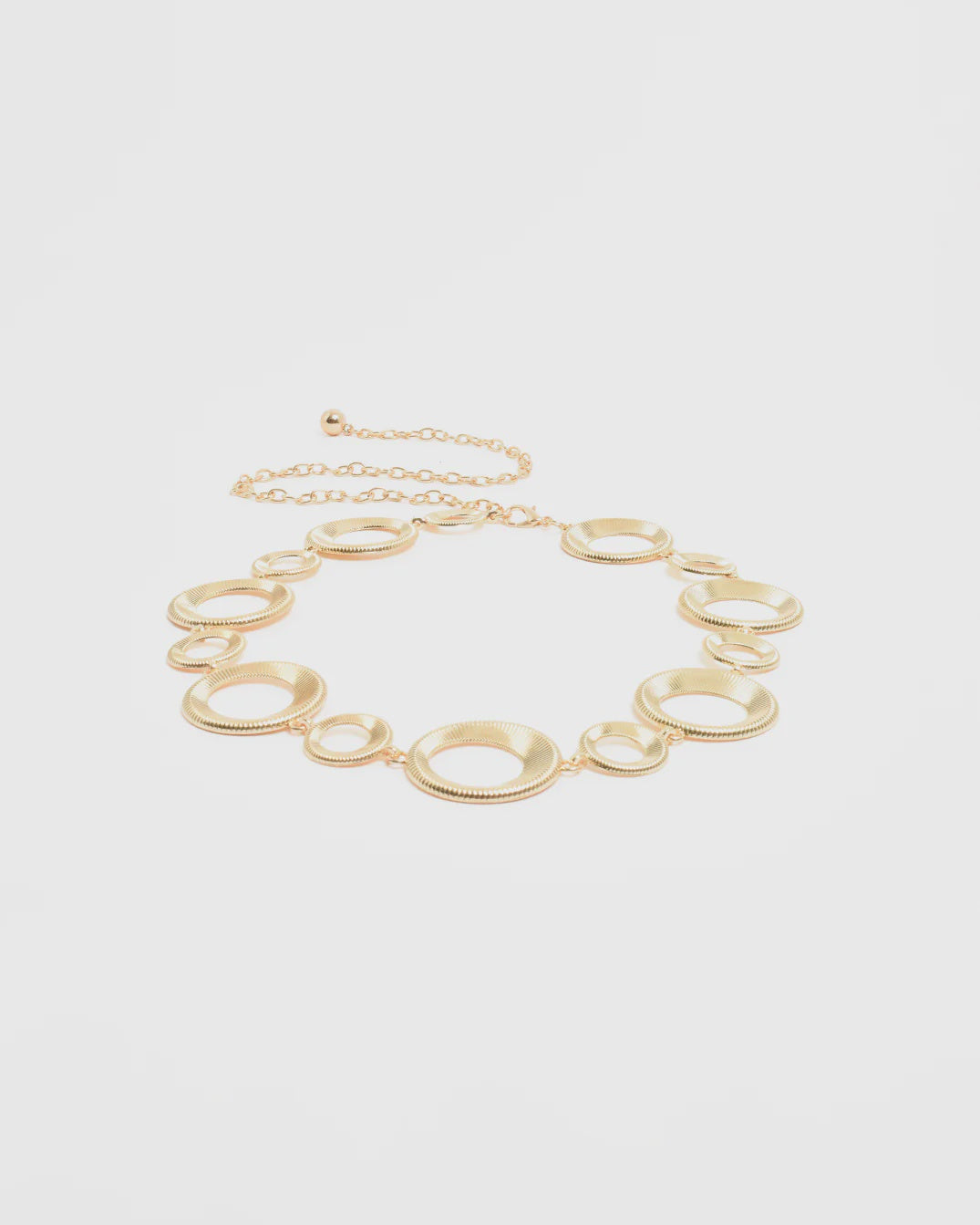 Ring Chain Belt Gold Belts Adorne
