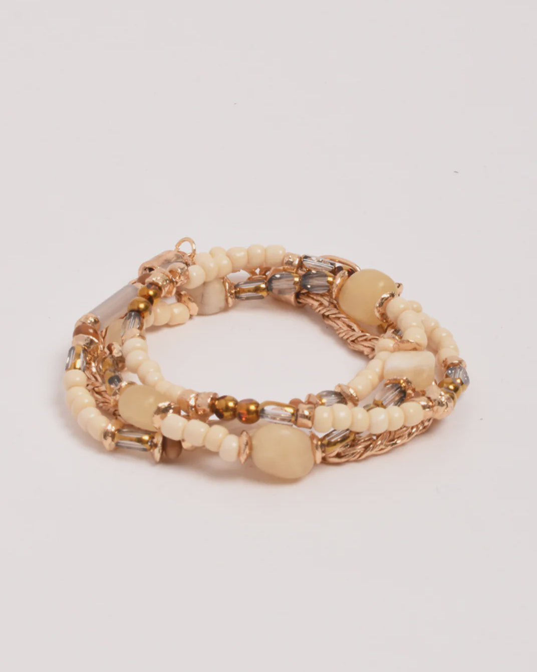 Four Piece Bracelet Set Camel - Global Free Style