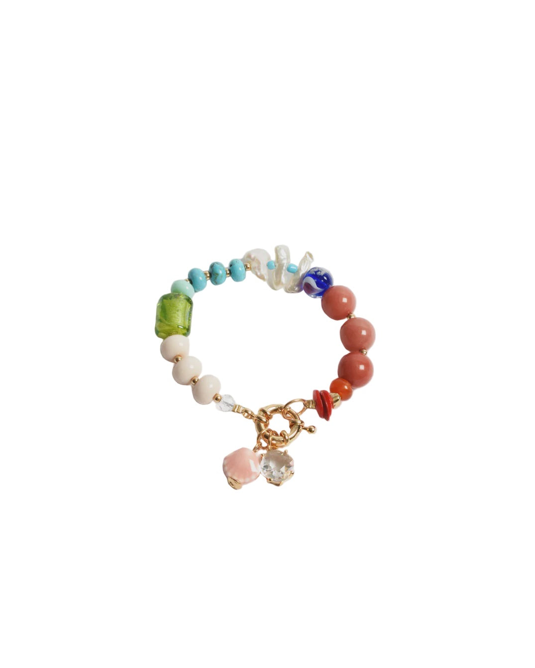 Summer Mix Bead Bracelet Multi - Global Free Style