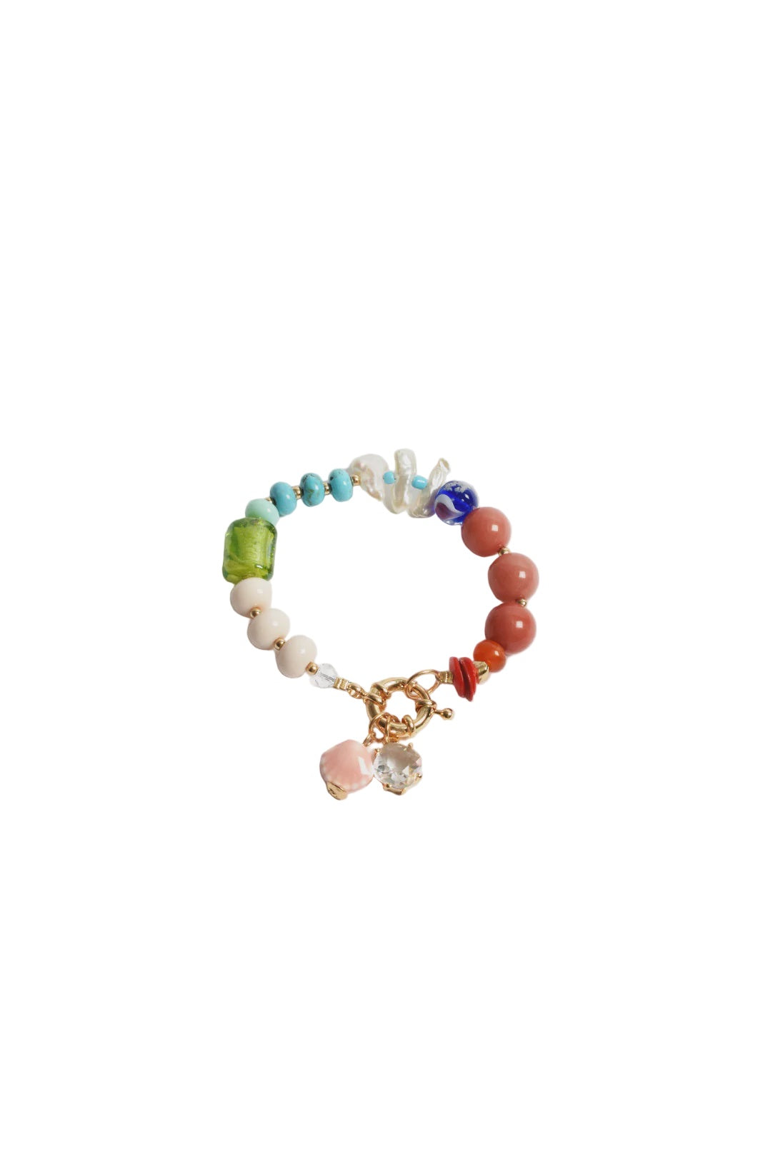 Summer Mix Bead Bracelet Multi - Global Free Style