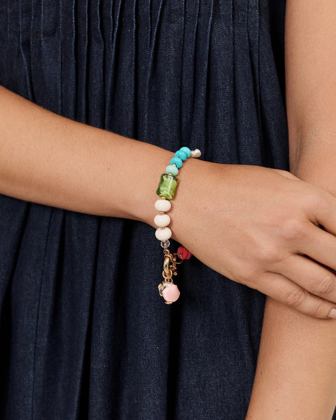 Metal Mix Charms Bracelet Multi - Global Free Style