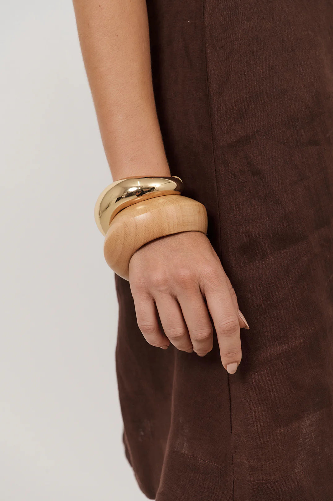 Smooth Metal Stacking Bangle Gold Bracelets and Bangles Adorne