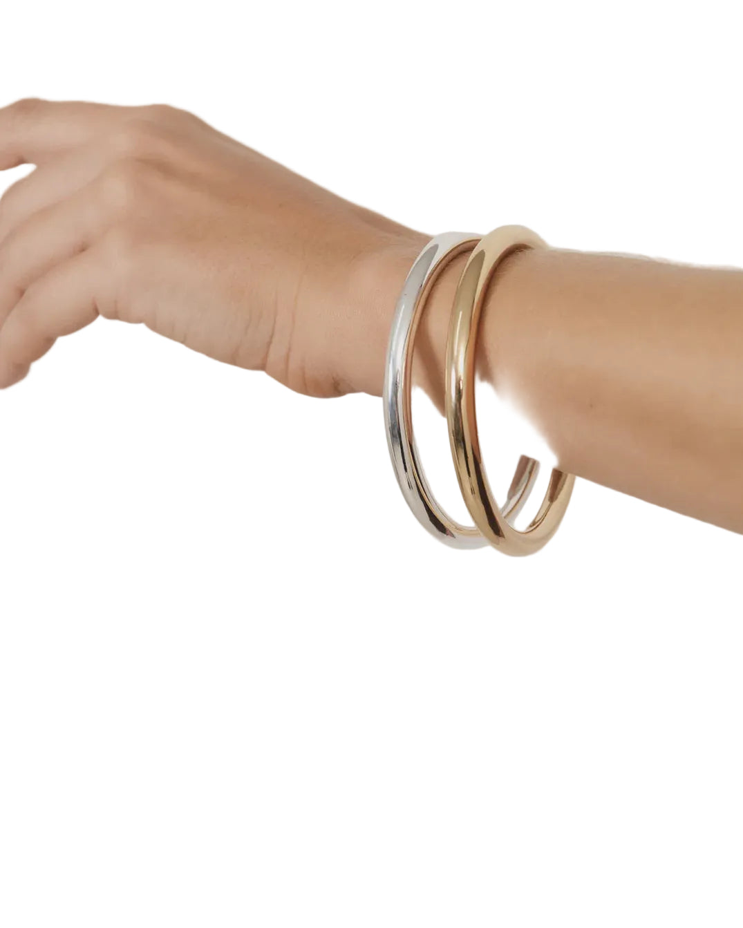 Adorne Ellery Essential Metal Bangle Gold Bracelets and Bangles Adorne