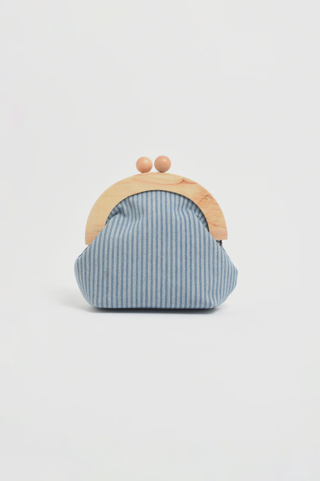 Pinstripe Denim Timber Frame Clutch Denim Bags and Purses Adorne