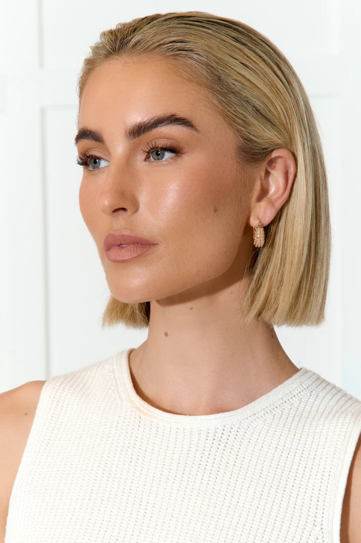 Panel Texture Mini Hoops Silver - Global Free Style