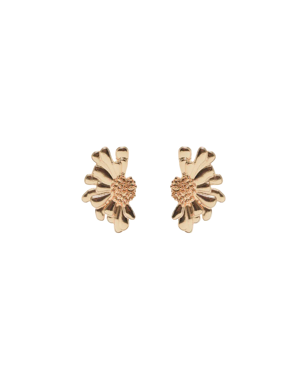 Statement Flower Earring Gold Earrings Adorne